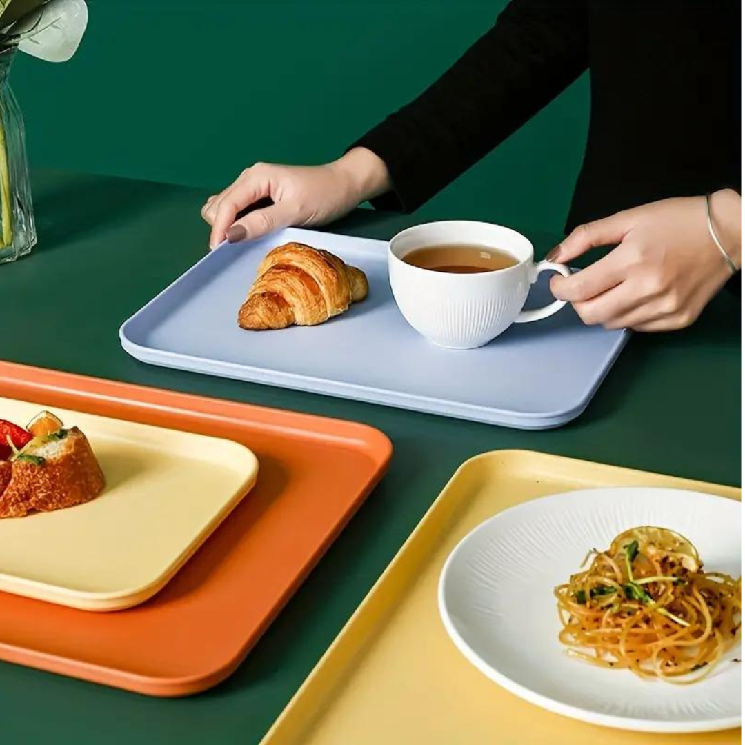 Medium Serving Tray in Light Blue