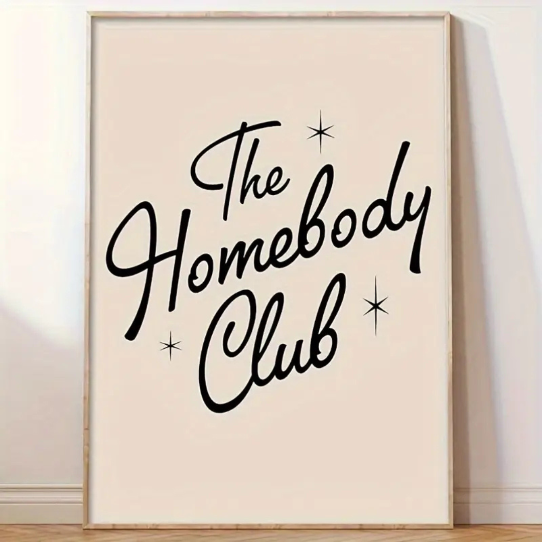 The Homebody Club #2 Canvas Poster