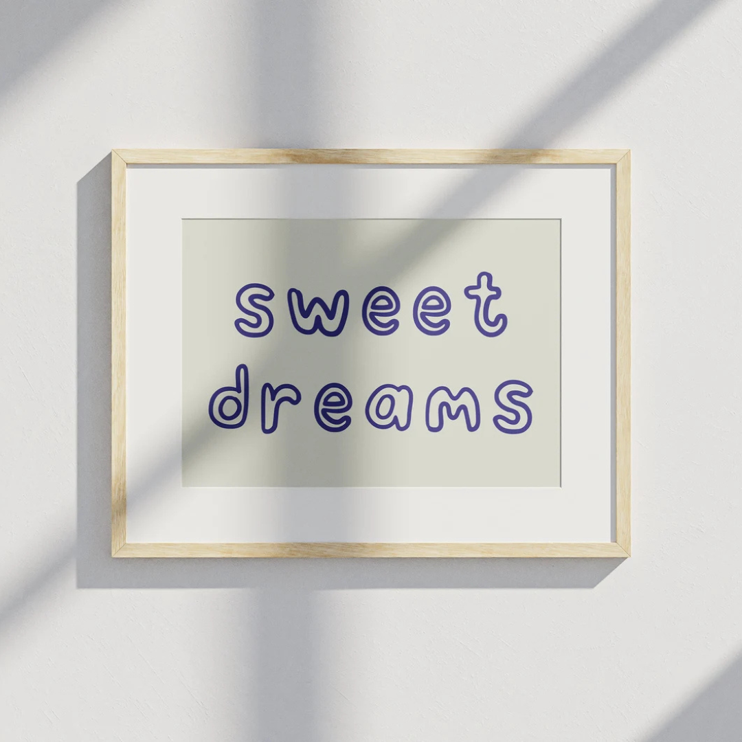 Sweet Dreams Canvas Poster