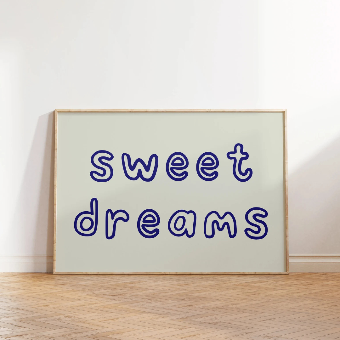 Sweet Dreams Canvas Poster