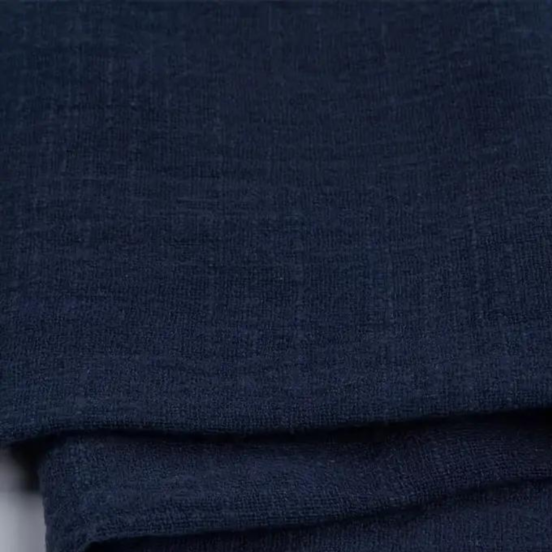 Cotton Cloth Napkin in Navy Blue - Set of 2