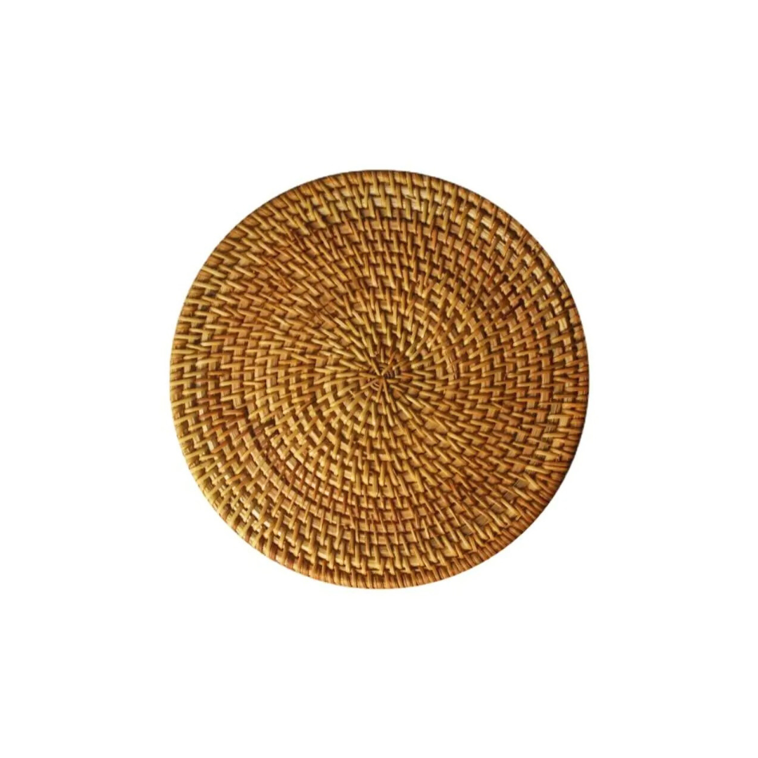 Rattan Coasters - Set of 2