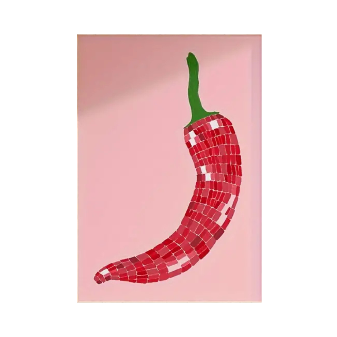 Pink Hot Chilli Poster