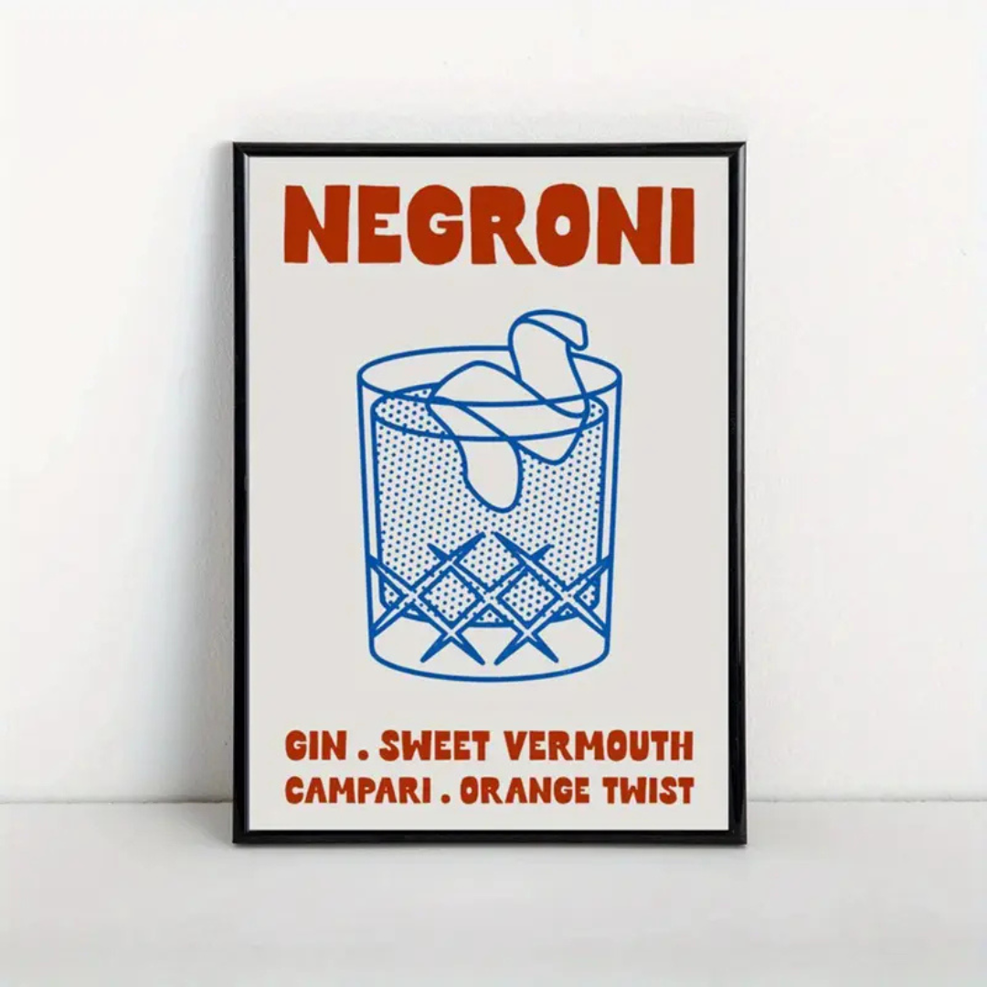 Negroni Canvas Poster