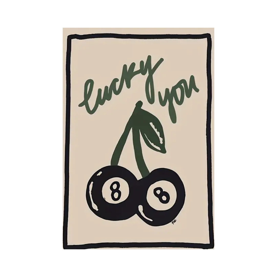 Lucky You Canvas Poster