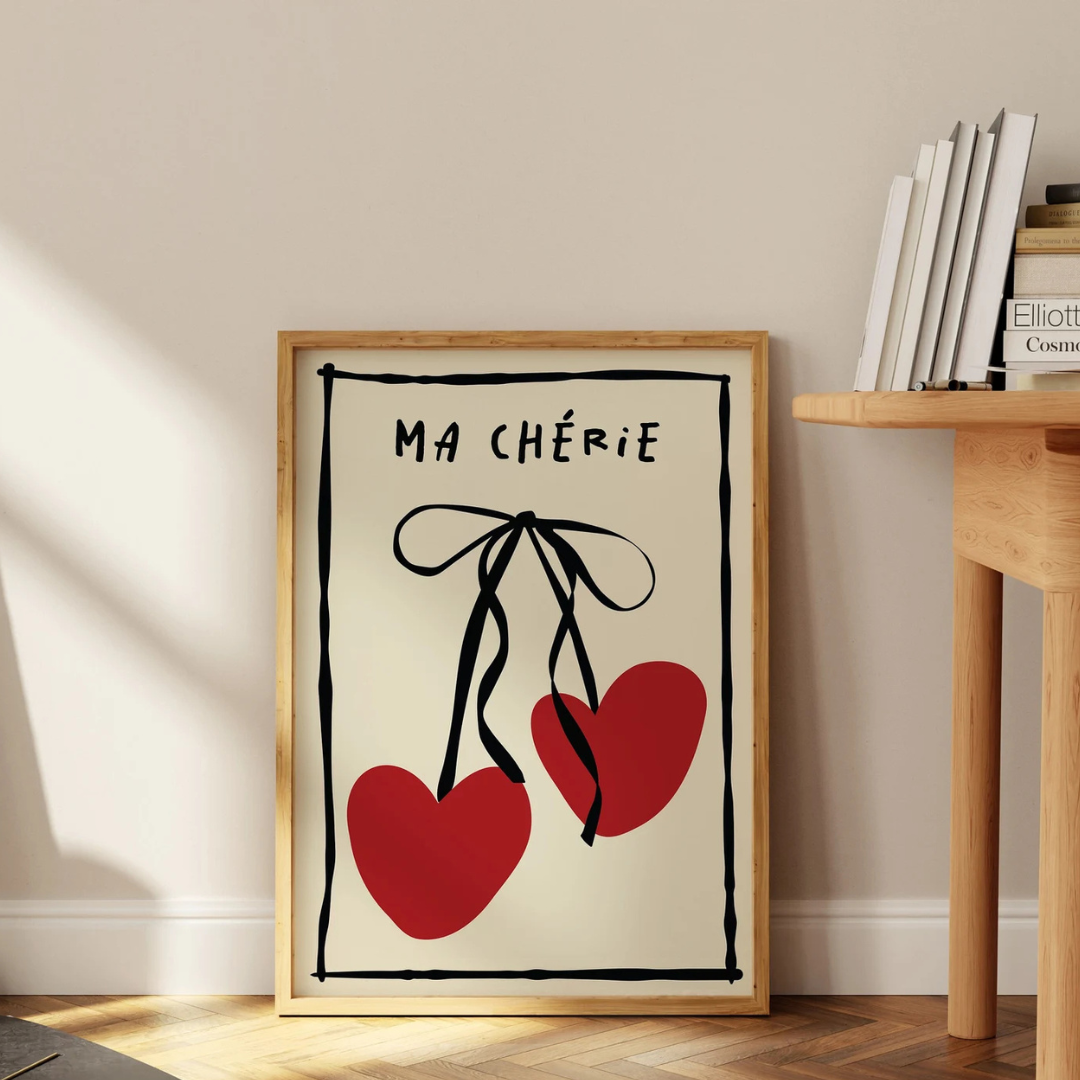 Ma Chérie Canvas Poster