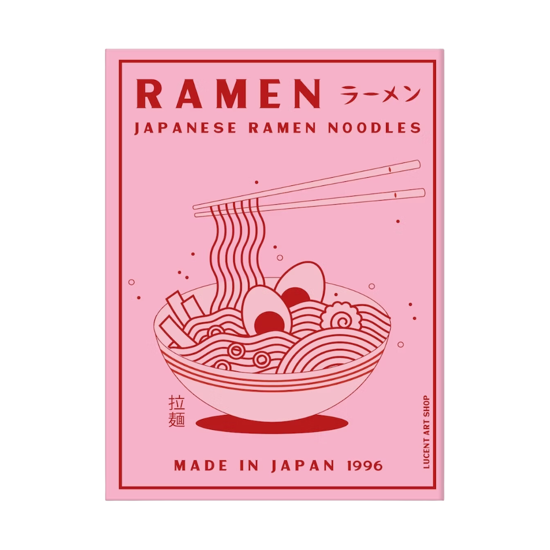 Ramen Canvas Poster