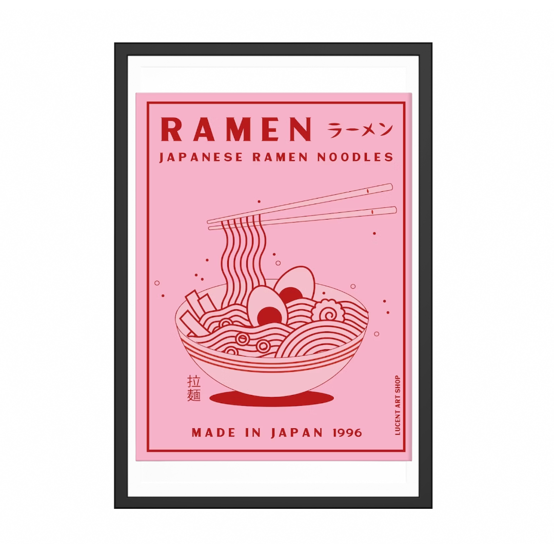 Ramen Canvas Poster