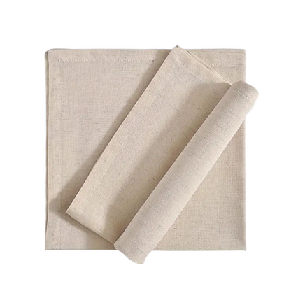 Cloth Napkins in Beige - Set of 2