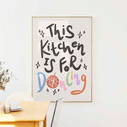 Kitchen Dance Canvas Poster