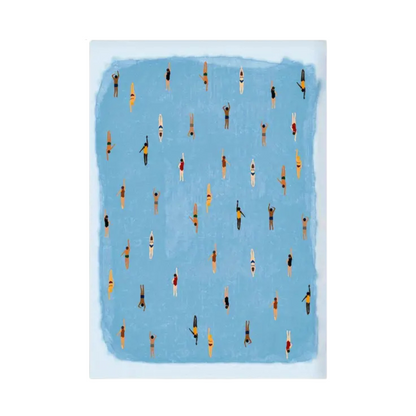 Swimmers Canvas Poster