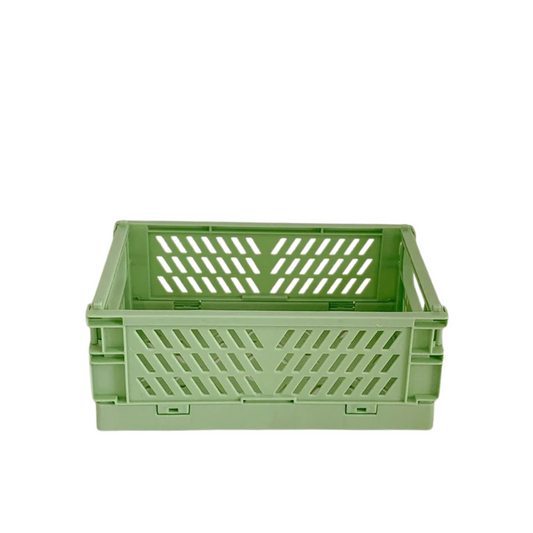 Small Plastic Crate in Green