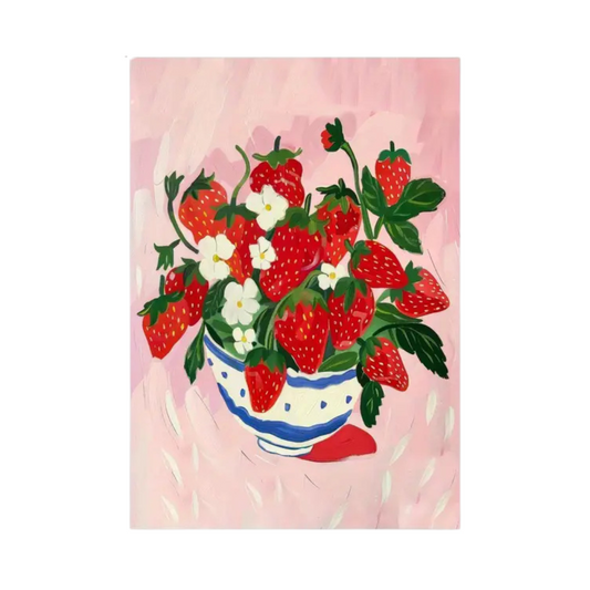 Strawberry Dream Canvas Poster