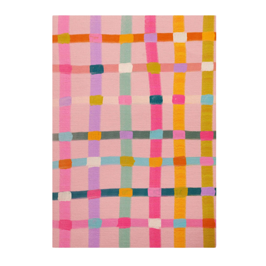 Abstract Pop Grid Canvas Poster