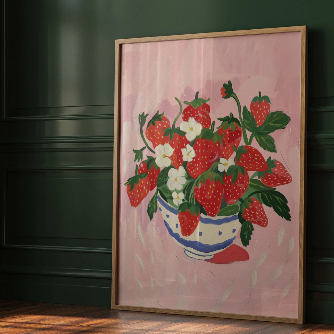 Strawberry Dream Canvas Poster