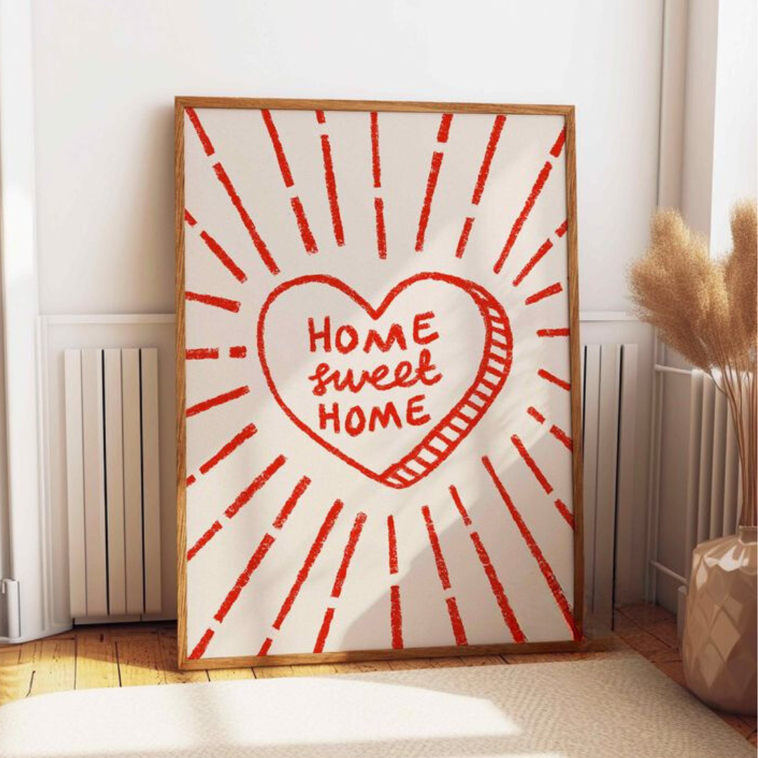 Home Sweet Home Canvas Poster