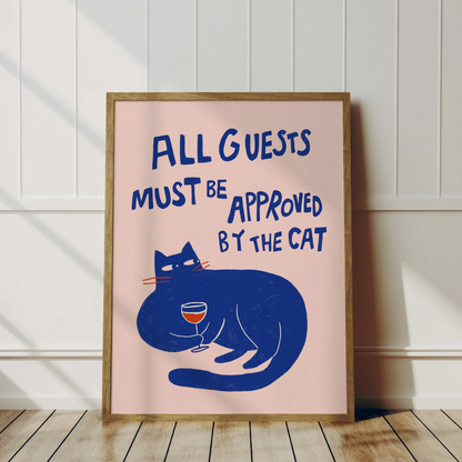 Cat Rules Canvas Poster