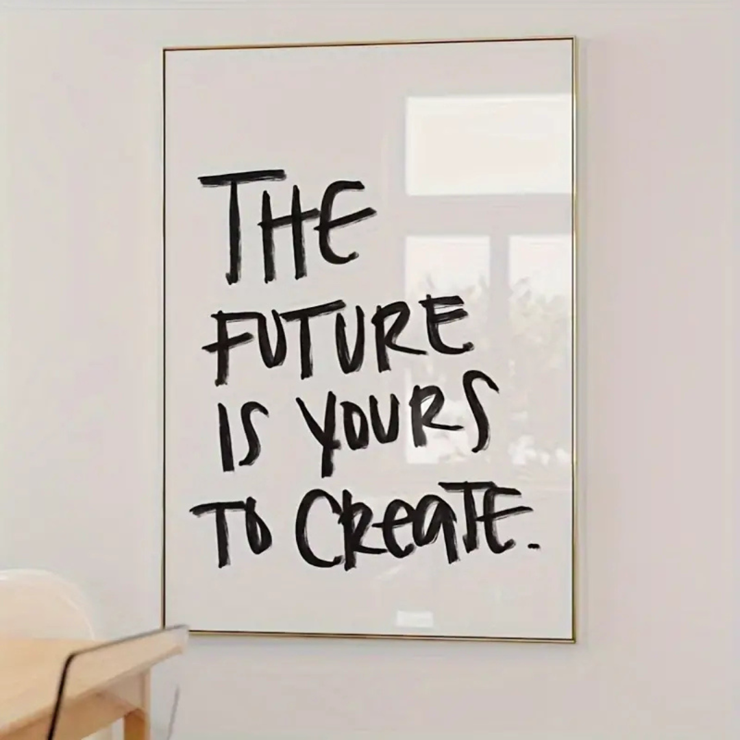 The Future Is Yours To Create Canvas Print