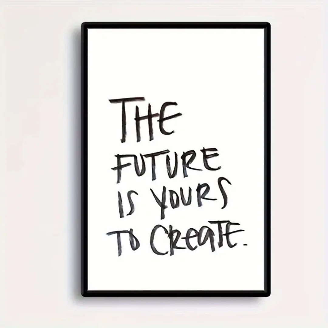 The Future Is Yours To Create Canvas Print