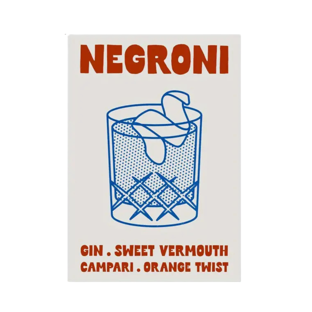 Negroni Canvas Poster