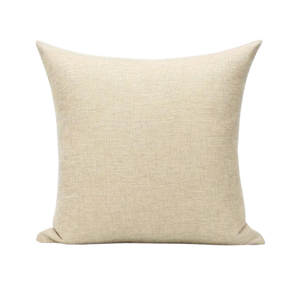 Beige Linen Cushion Cover